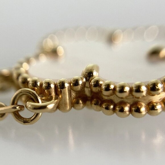 Van Cleef & Arpels Vintage Alhambra Pendant VCARA45900 Yellow gold shell Nec... - Picture 9 of 14